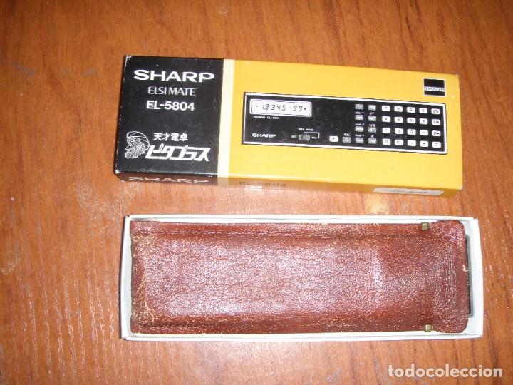 Antig&uuml;edades: CALCULADORA SHARP EL-5804 EL5804 NO FUNCIONA PARA PIEZAS - Foto 4