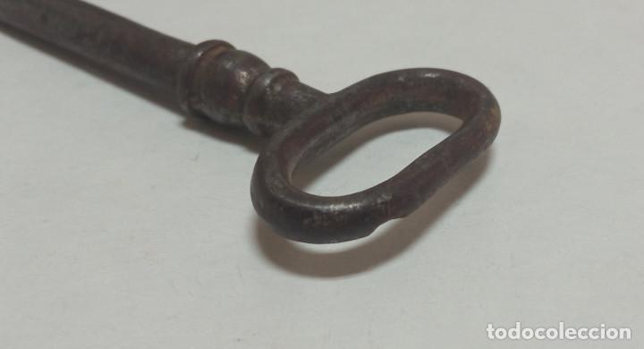 Antig&uuml;edades: Llave de Hierro Forjado Para Decoraci&oacute;n - Foto 3