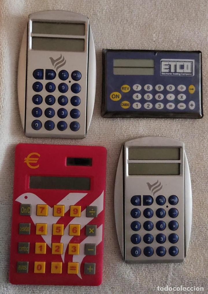 Antig&uuml;edades: LOTE DE 4 CALCULADORAS. - Foto 1