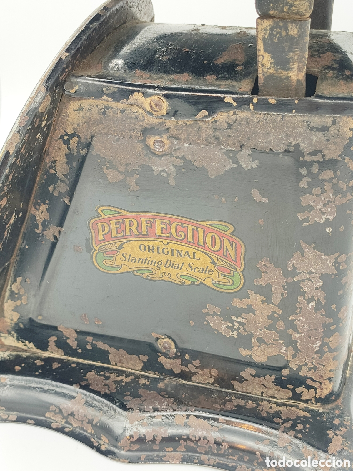 Antig&uuml;edades: B&aacute;scula de cocina antigua PERFECTION ORIGINAL - Foto 4