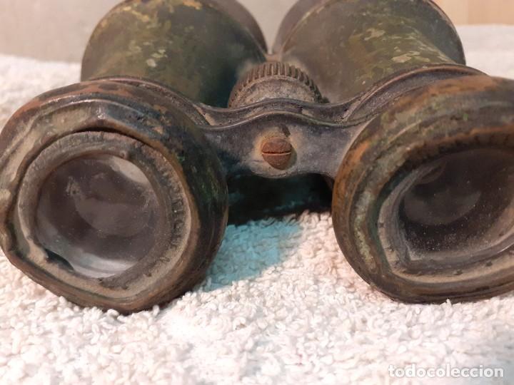 Antig&uuml;edades: Prismaticos marina S. XIX Chevalier Opticien - Foto 1