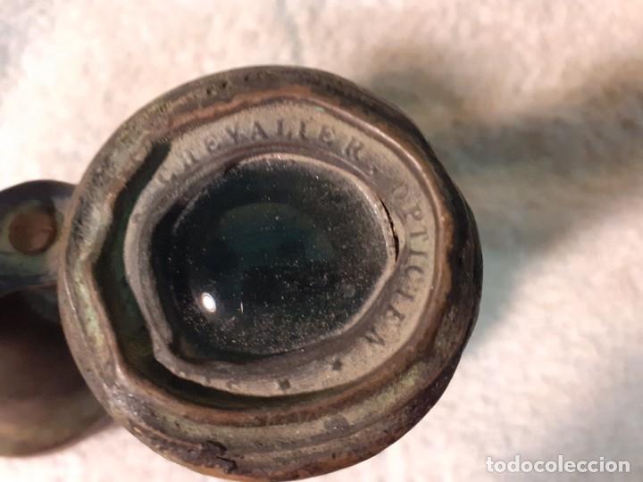Antig&uuml;edades: Prismaticos marina S. XIX Chevalier Opticien - Foto 8