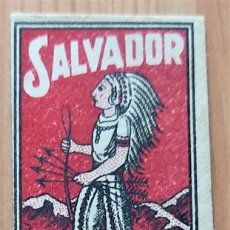 Antigüedades: FUNDA DE HOJA DE AFEITAR SALVADOR HOJA ROJA. Lote 363004415