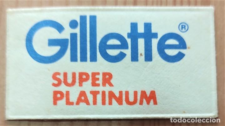 Antig&uuml;edades: FUNDA DE HOJA DE AFEITAR GILLETTE SUPER PLATINUM - Foto 1