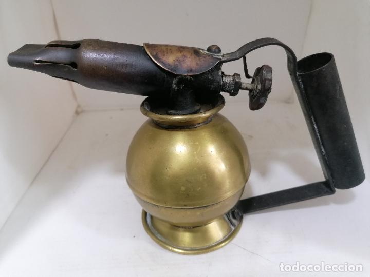 Antig&uuml;edades: ANTIGUO SOPLETE DE BOLA SURMELIN - Foto 4