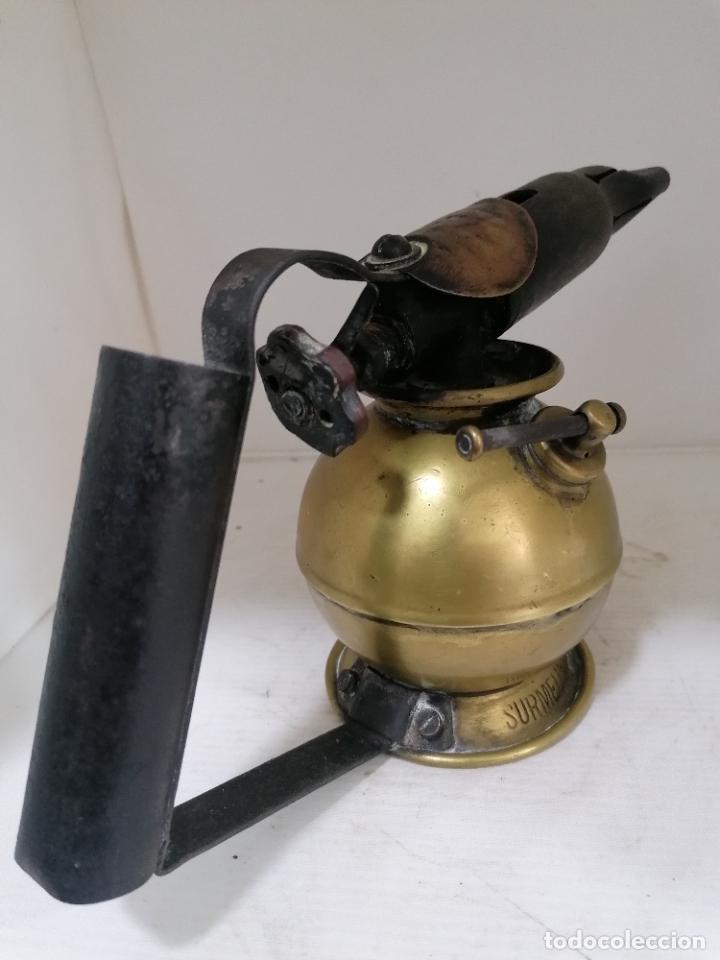Antig&uuml;edades: ANTIGUO SOPLETE DE BOLA SURMELIN - Foto 6
