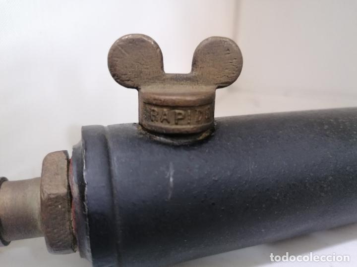 Antig&uuml;edades: ANTIGUO SOPLETE EXPRES RAPIDE, LARGO 44 CM - Foto 5