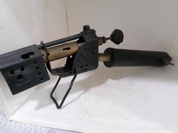 Antig&uuml;edades: ANTIGUO SOPLETE EXPRES RAPIDE, LARGO 44 CM - Foto 1