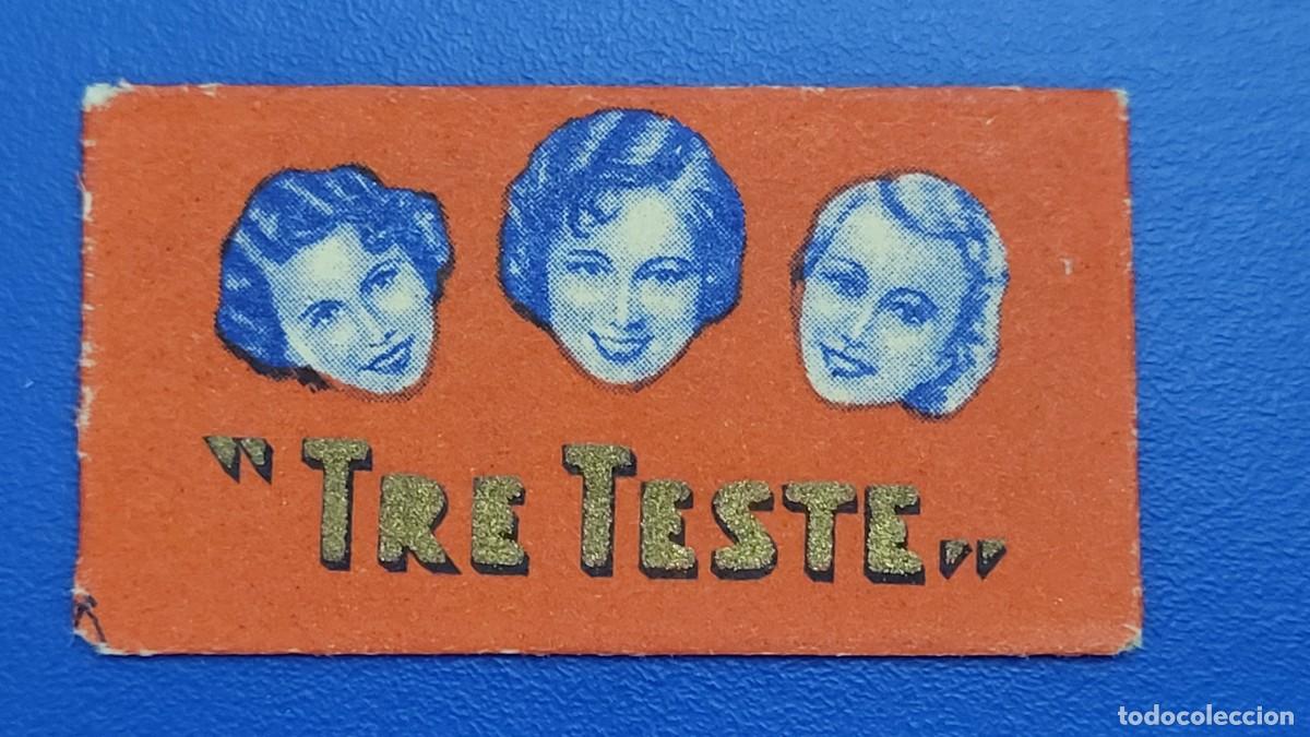 Antig&uuml;edades: L25 FUNDA HOJA CON CUCHILLA DE AFEITAR TRE TESTE - Foto 1