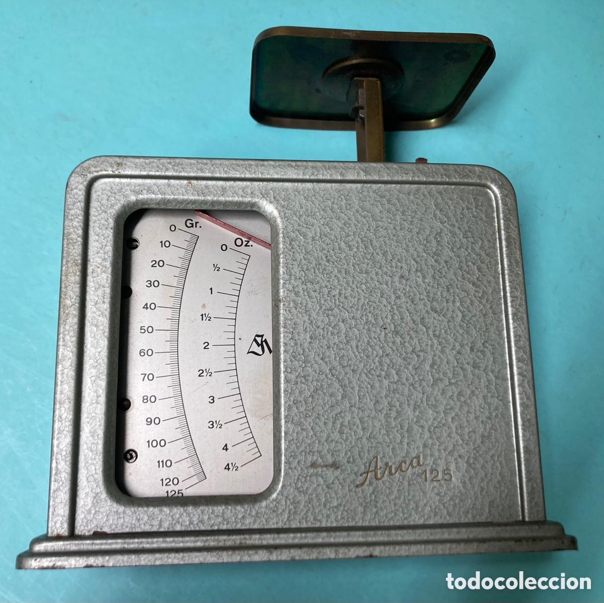 Antig&uuml;edades: Antigua B&aacute;scula ARCA Mod.125 a&ntilde;os 50 - Foto 2