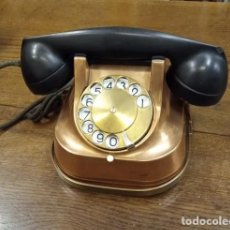 Teléfonos: (AÑOS 40) - ANTIGUO TELÉFONO DE COBRE Y BAQUELITA. Lote 365311641