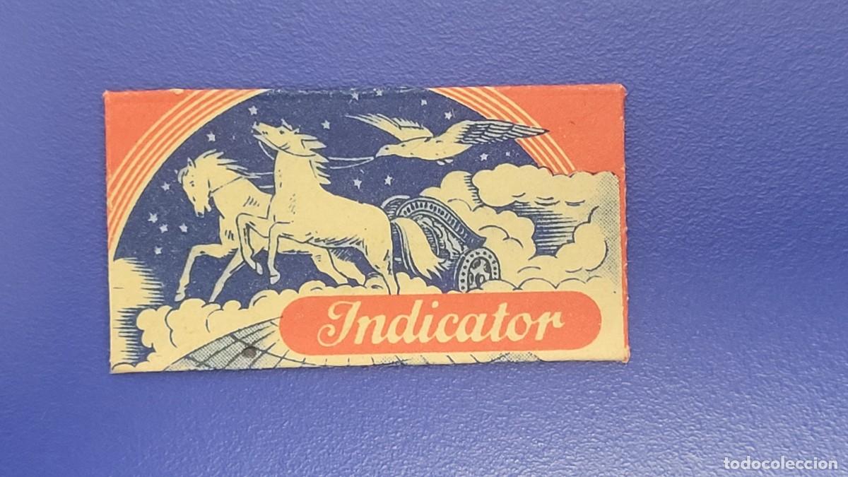 Antig&uuml;edades: L62 FUNDA HOJA CON CUCHILLA DE AFEITAR INDICATOR - Foto 1