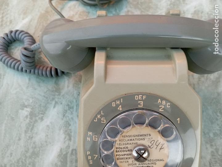 Tel&eacute;fonos: Tel&eacute;fono baquelita CIT Paris. - Foto 3