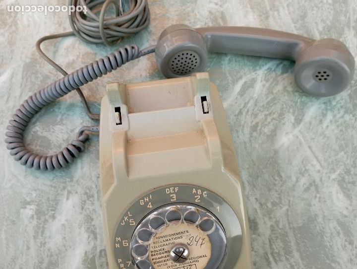 Tel&eacute;fonos: Tel&eacute;fono baquelita CIT Paris. - Foto 4