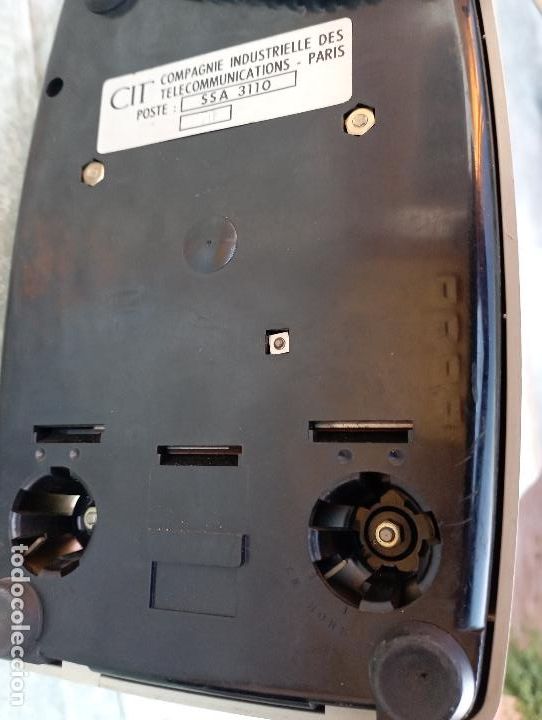Tel&eacute;fonos: Tel&eacute;fono baquelita CIT Paris. - Foto 6