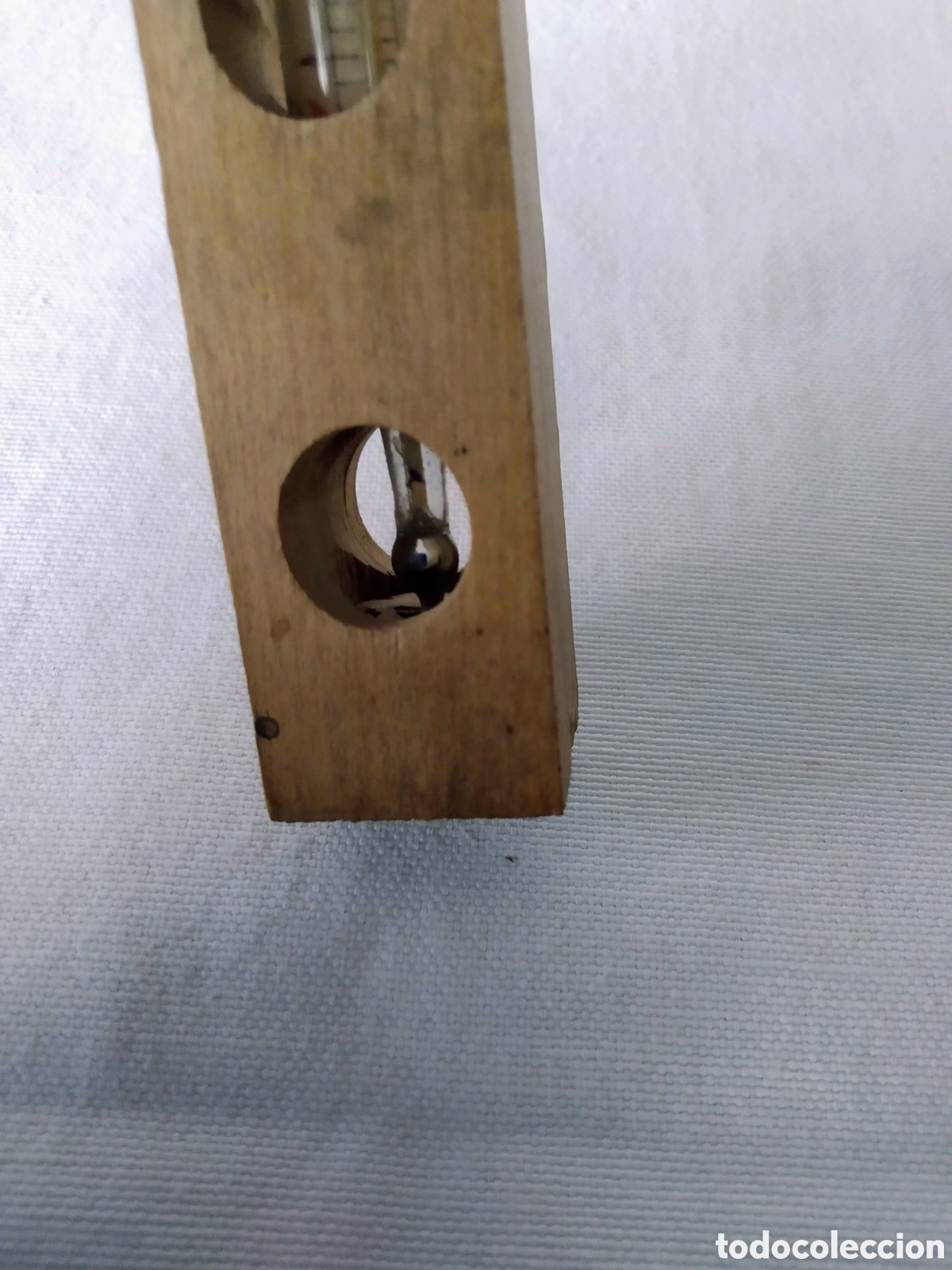 Antig&uuml;edades: ANTIGUO TERM&Oacute;METRO DE MADERA - Foto 7