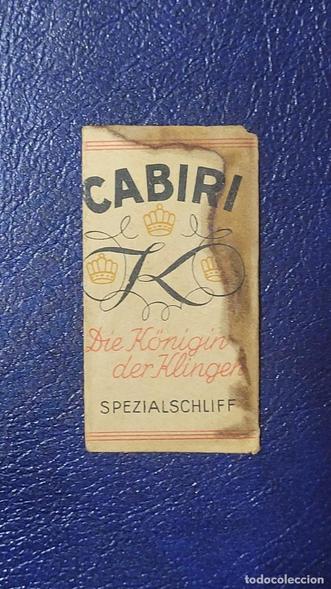 Antig&uuml;edades: L105 FUNDA HOJA CON CUCHILLA DE AFEITAR CABIRI - Foto 1