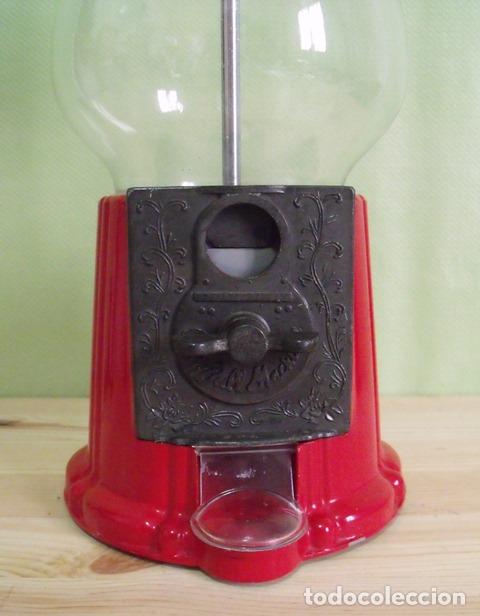 Antig&uuml;edades: M&aacute;quina Expendedora Chicles Gumball Machine - Foto 2
