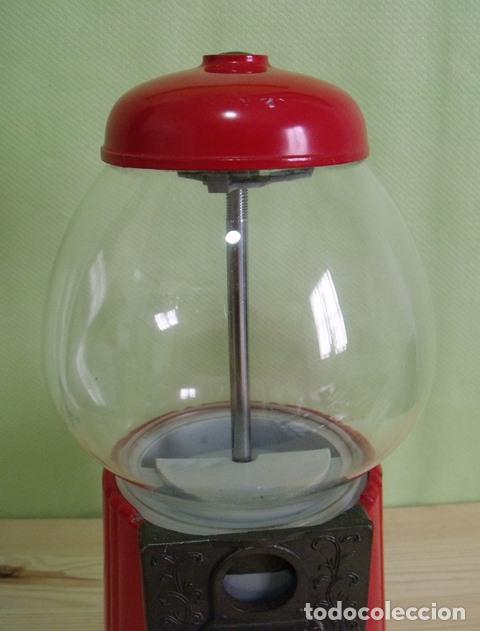 Antig&uuml;edades: M&aacute;quina Expendedora Chicles Gumball Machine - Foto 3