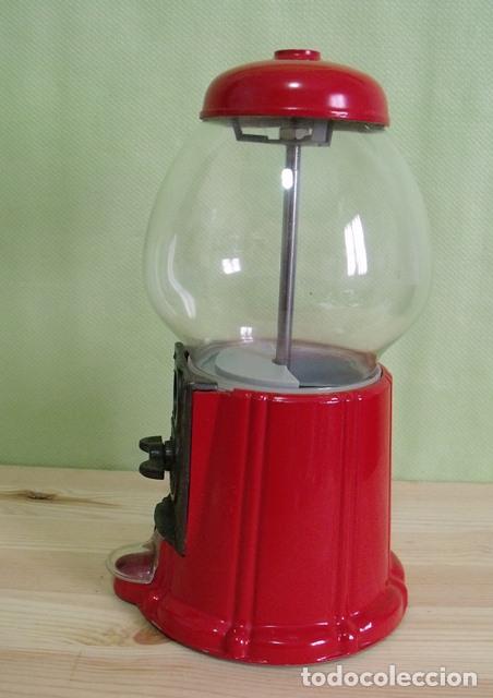 Antig&uuml;edades: M&aacute;quina Expendedora Chicles Gumball Machine - Foto 4