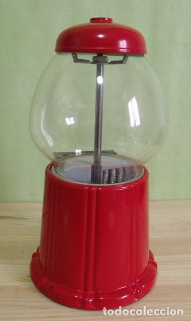 Antig&uuml;edades: M&aacute;quina Expendedora Chicles Gumball Machine - Foto 5