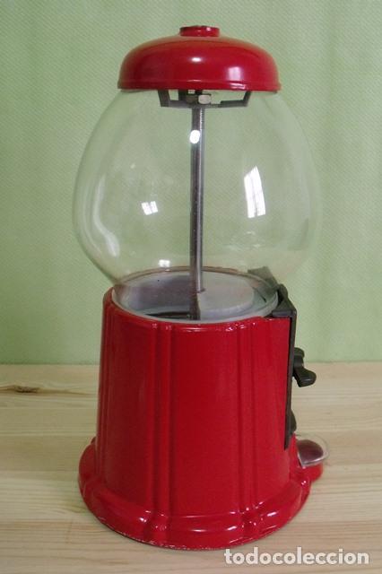 Antig&uuml;edades: M&aacute;quina Expendedora Chicles Gumball Machine - Foto 6