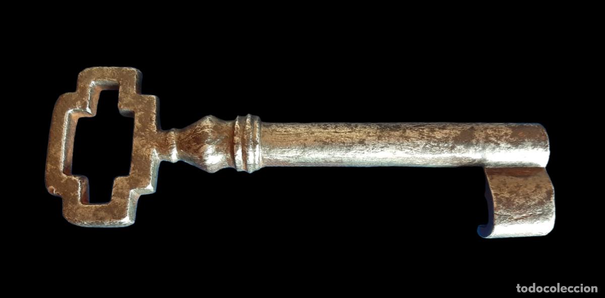Antig&uuml;edades: (LL-401)LLAVE DE FORJA SIGLO XVIII-XIX - Foto 1