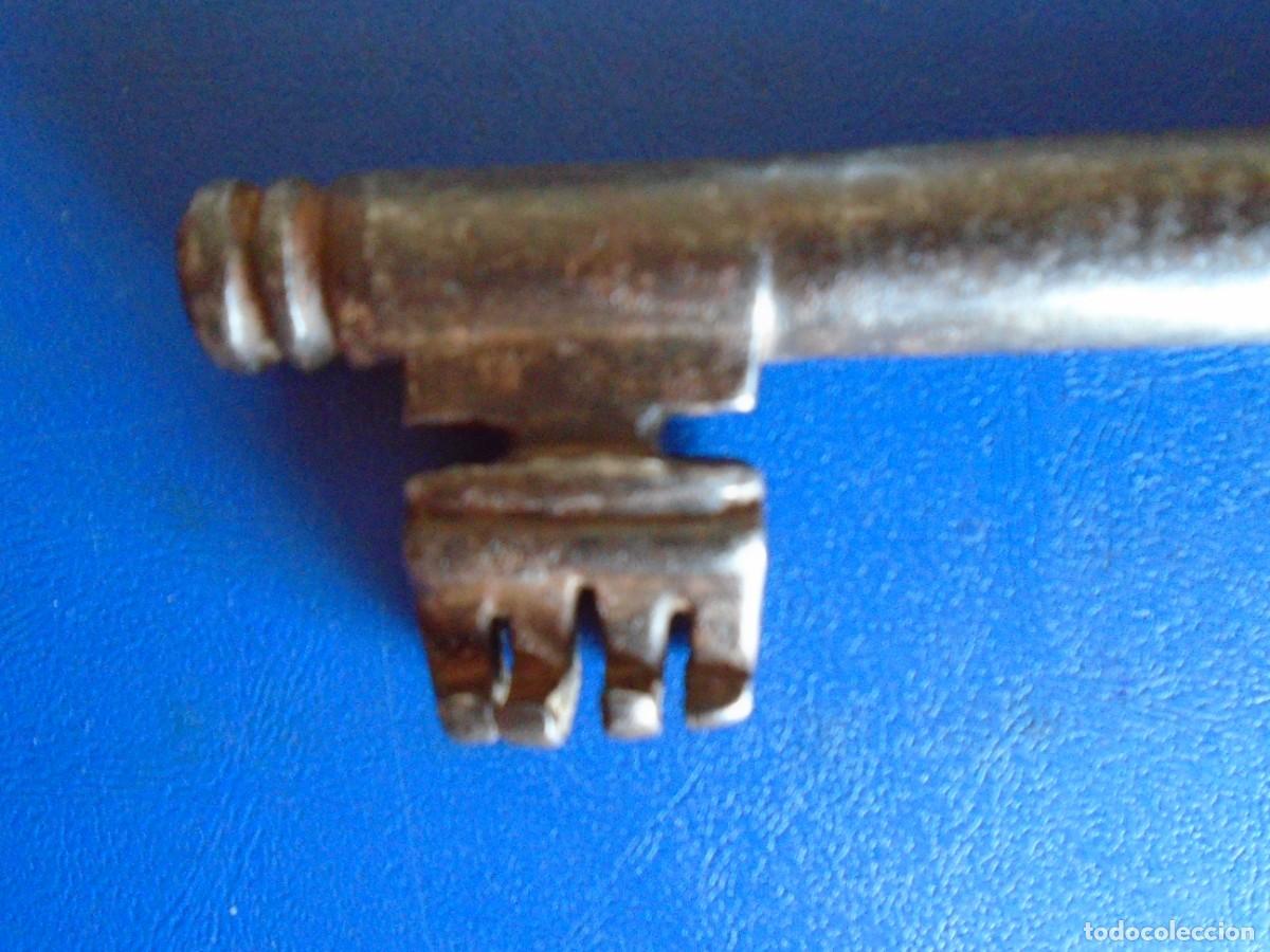 Antig&uuml;edades: (LL-403)LLAVE DE FORJA SIGLO XVIII-XIX - Foto 5