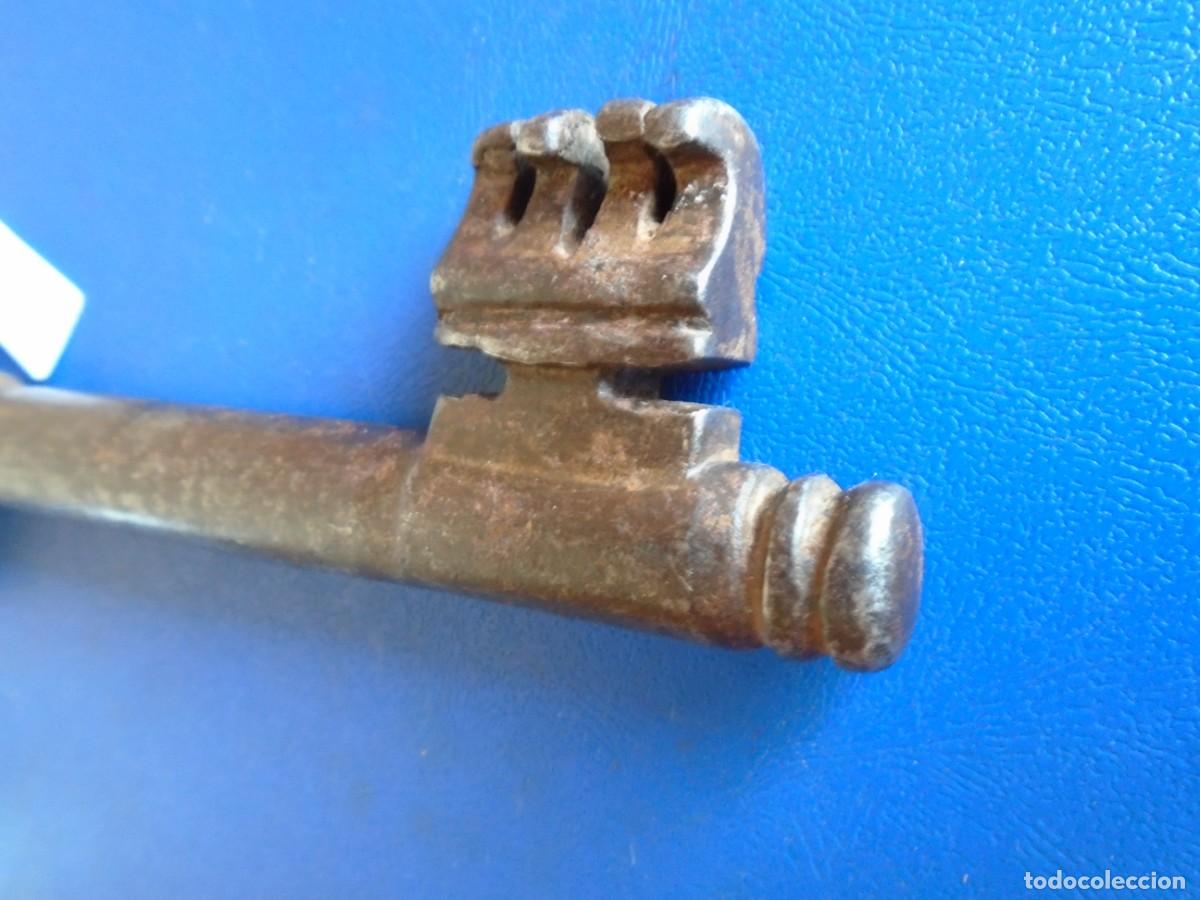 Antig&uuml;edades: (LL-403)LLAVE DE FORJA SIGLO XVIII-XIX - Foto 6