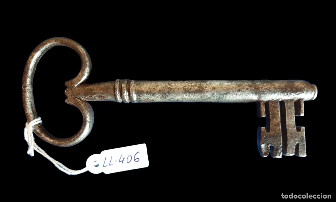 Antig&uuml;edades: (LL-406)LLAVE DE FORJA SIGLO XVIII-XIX - Foto 1