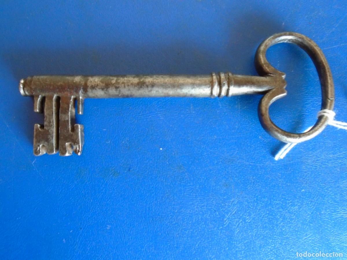 Antig&uuml;edades: (LL-406)LLAVE DE FORJA SIGLO XVIII-XIX - Foto 5