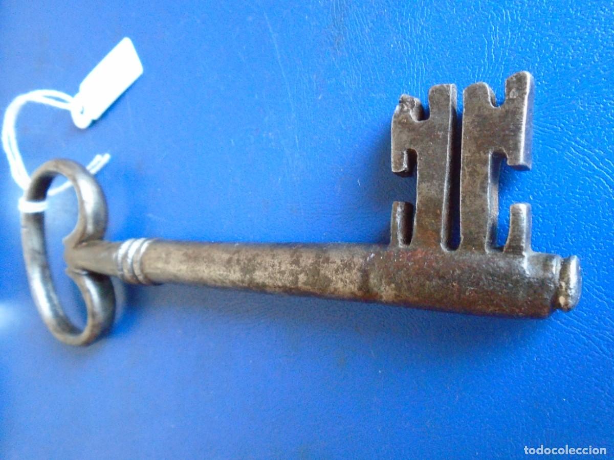 Antig&uuml;edades: (LL-406)LLAVE DE FORJA SIGLO XVIII-XIX - Foto 6