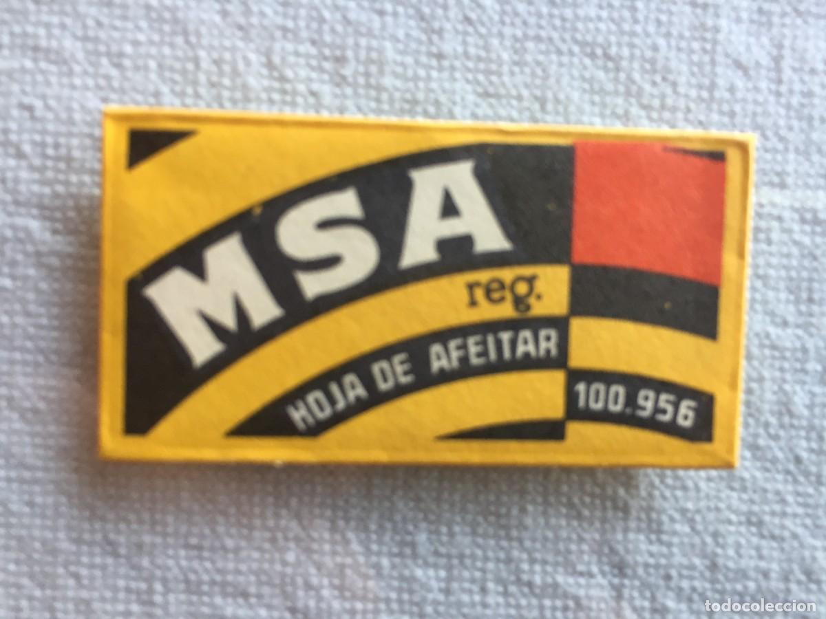 Antig&uuml;edades: Hoja de Afeitar MSA - Foto 1