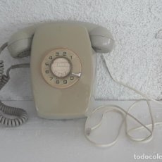 Teléfonos: TELÉFONO ANTIGUO HERALDO GRIS DE PARED AÑOS 70, ADAPTADO FUNCIONA. Lote 366634116