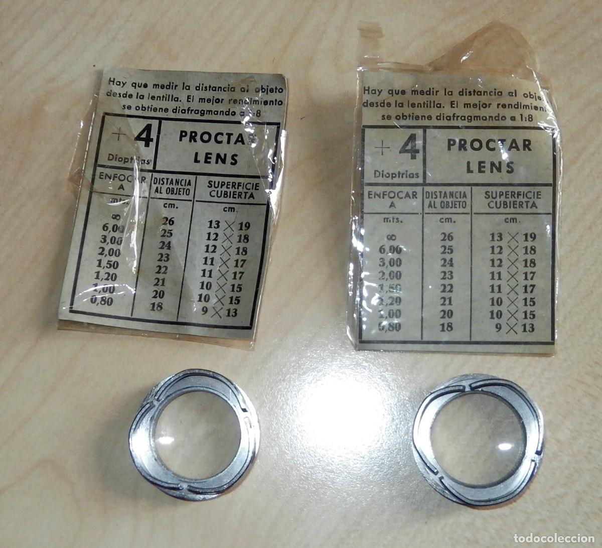 Antig&uuml;edades: 2 lentes aproximaci&oacute;n Proctar para 4 dioptrias