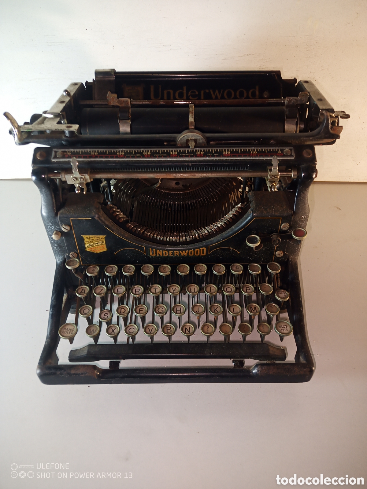 Antig&uuml;edades: Maquina escribir Underwood - Foto 2