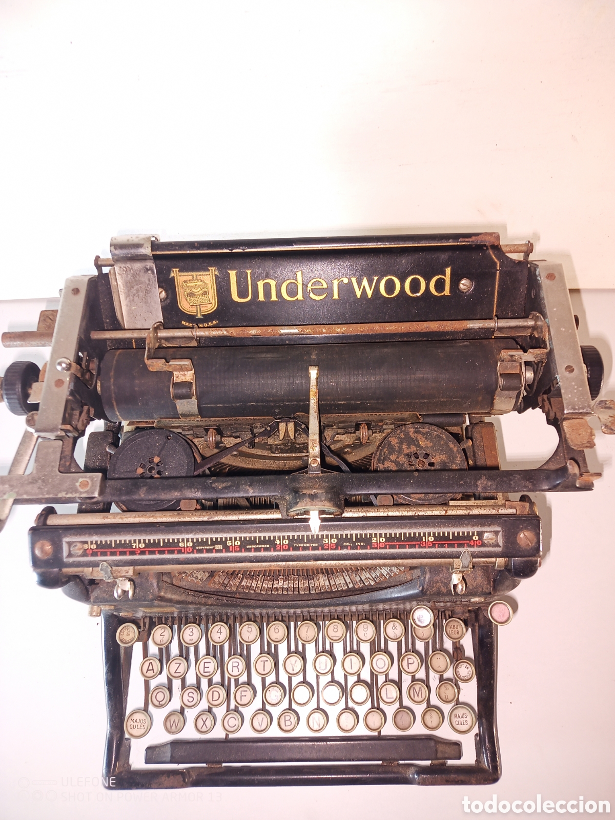 Antig&uuml;edades: Maquina escribir Underwood - Foto 4