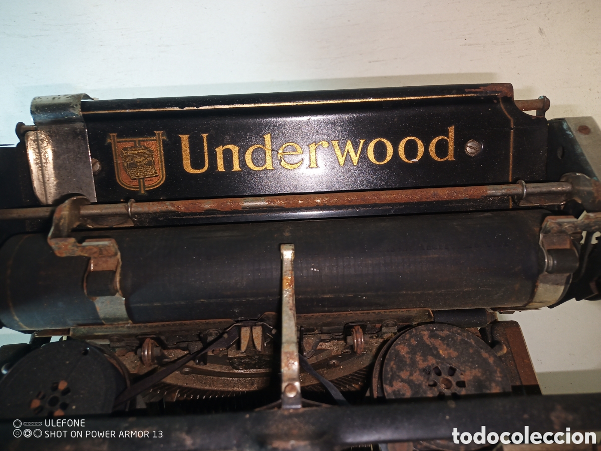 Antig&uuml;edades: Maquina escribir Underwood - Foto 5