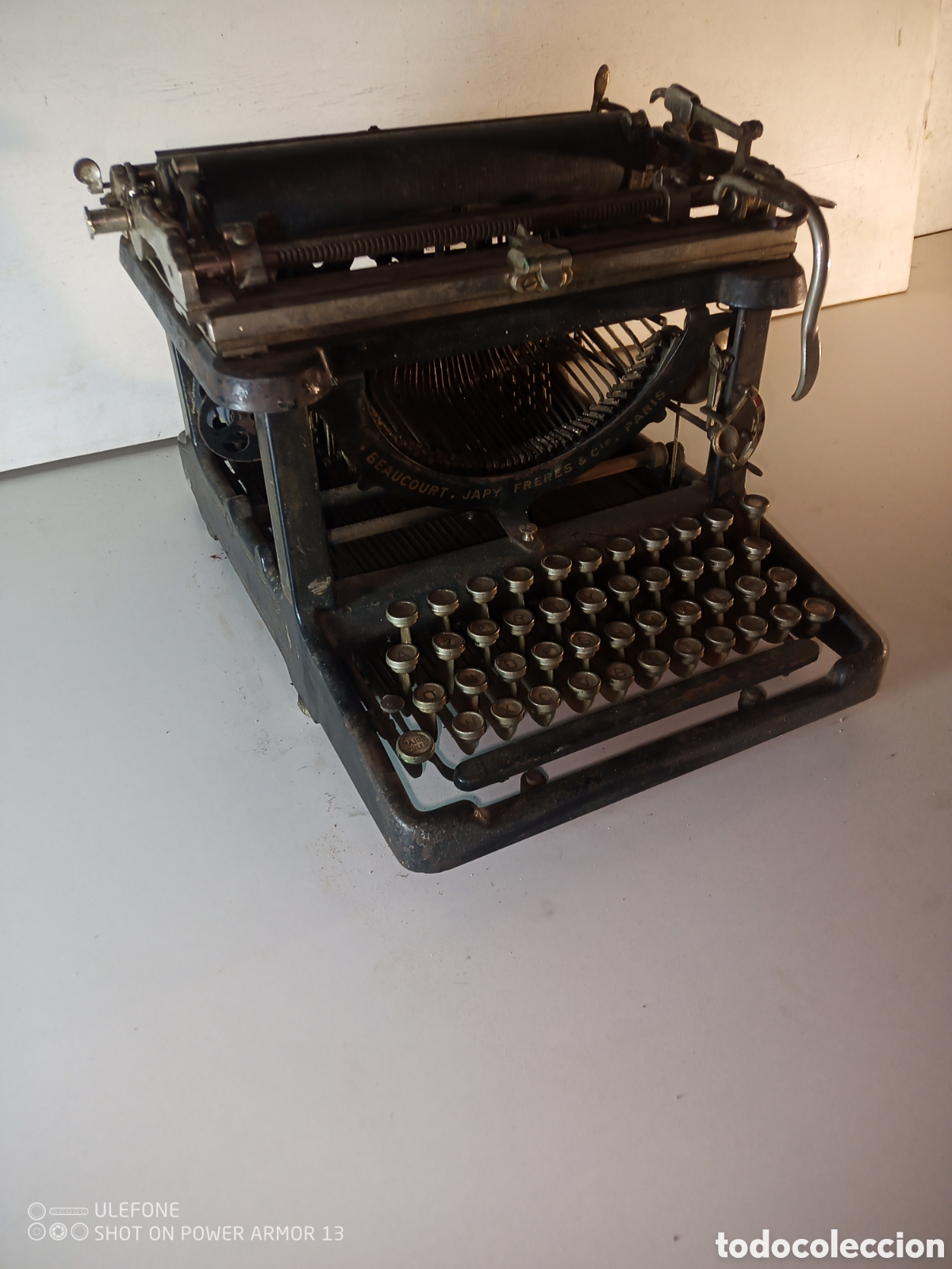 Antig&uuml;edades: Maquina escribir Japy Freres - Foto 3