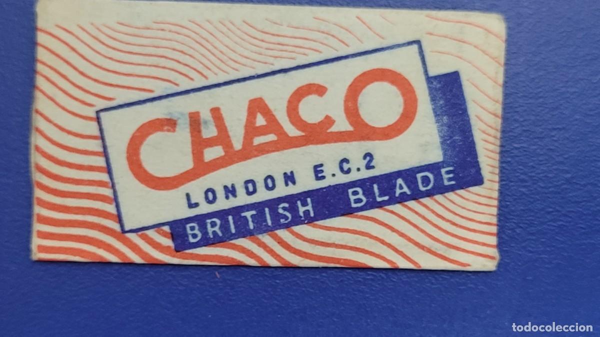 Antig&uuml;edades: L158 FUNDA HOJA CON CUCHILLA DE AFEITAR CHACO - Foto 1