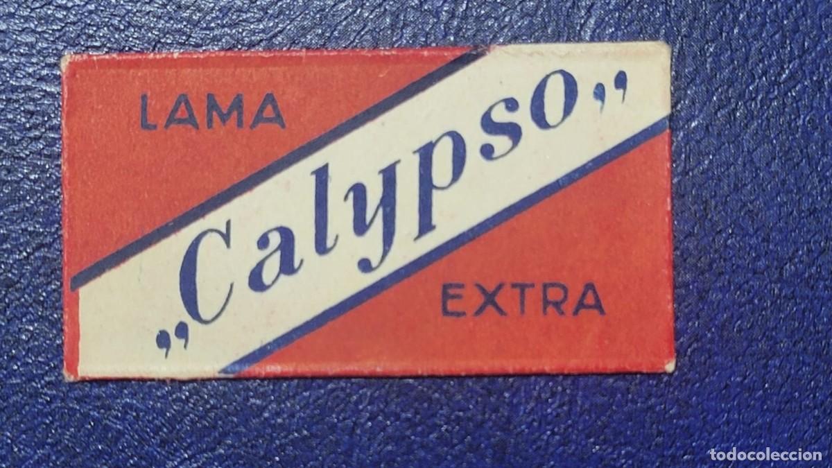 Antig&uuml;edades: L193 FUNDA HOJA CON CUCHILLA DE AFEITAR CALYPSO - Foto 1