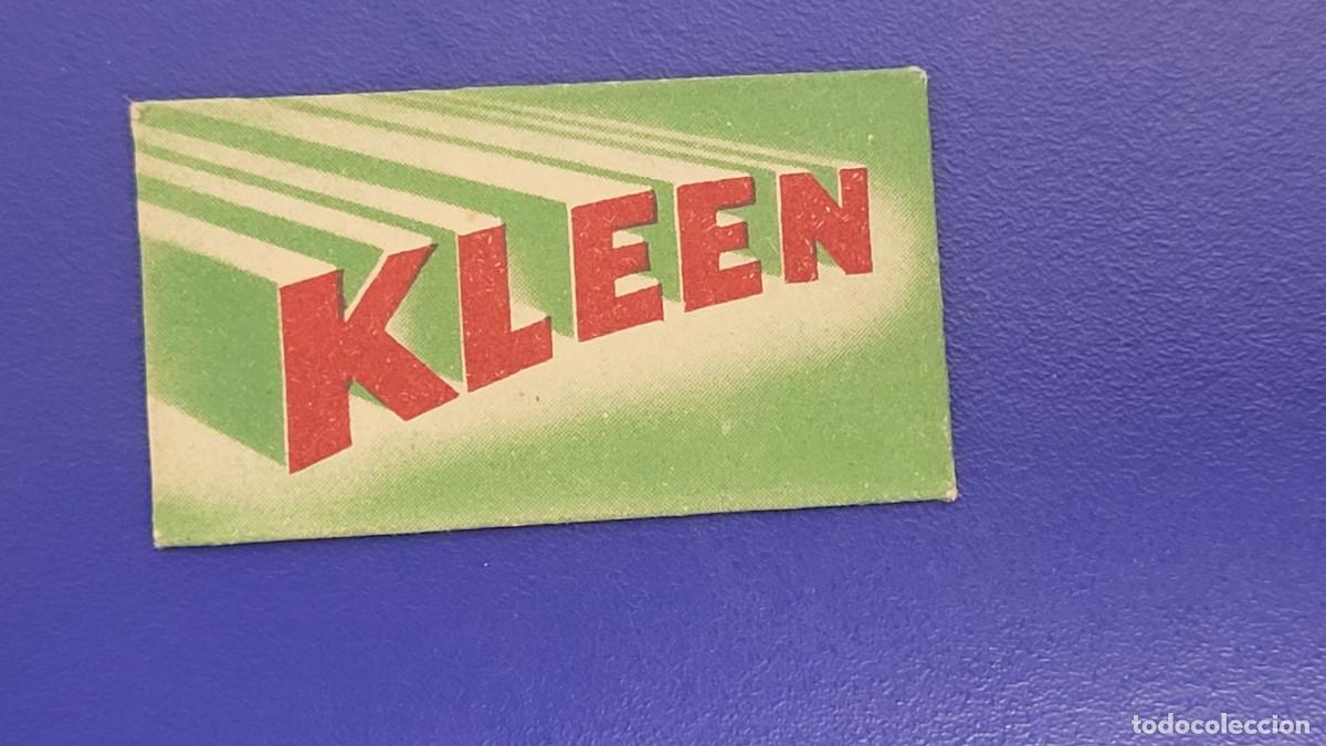 Antig&uuml;edades: L155 FUNDA HOJA CON CUCHILLA DE AFEITAR KLEEN - Foto 1