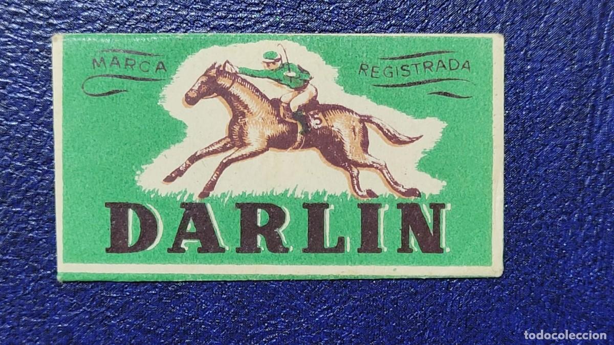 Antig&uuml;edades: L205 FUNDA HOJA CON CUCHILLA DE AFEITAR DARLIN - Foto 1
