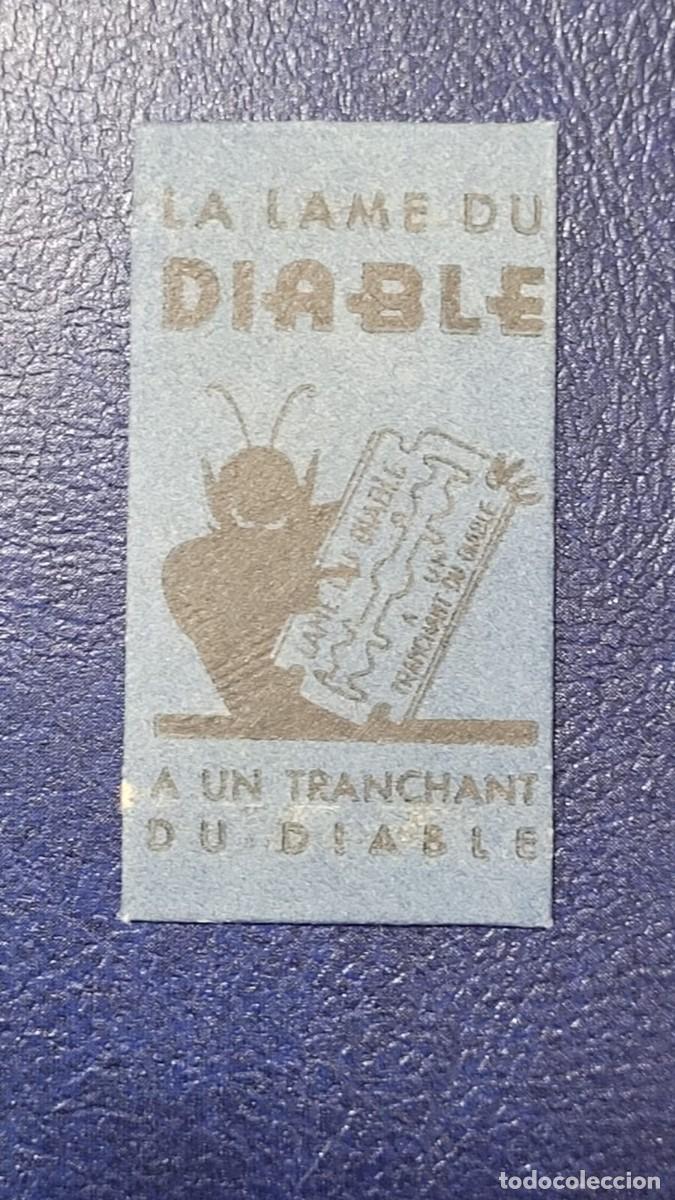 Antig&uuml;edades: L303 FUNDA HOJA CON CUCHILLA DE AFEITAR DIABLE - Foto 1