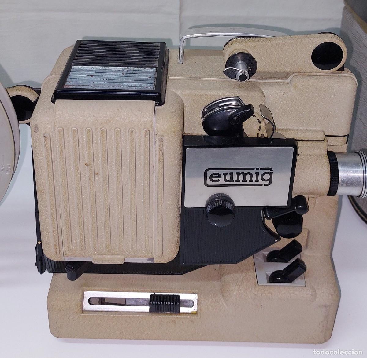 Antig&uuml;edades: Proyector de super 8 Eumig Wien P8 automatic con caja - Foto 3