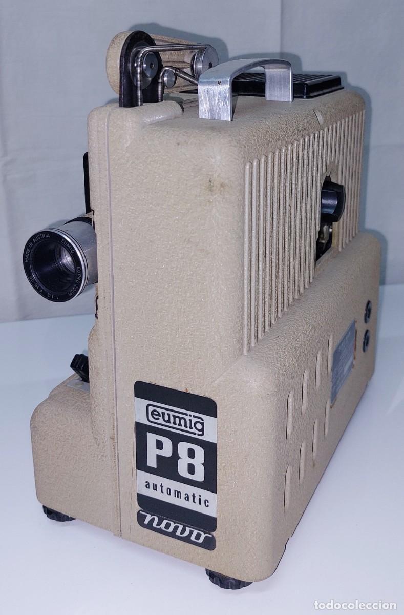 Antig&uuml;edades: Proyector de super 8 Eumig Wien P8 automatic con caja - Foto 5