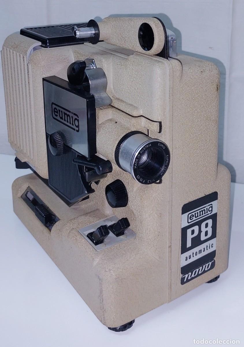 Antig&uuml;edades: Proyector de super 8 Eumig Wien P8 automatic con caja - Foto 6