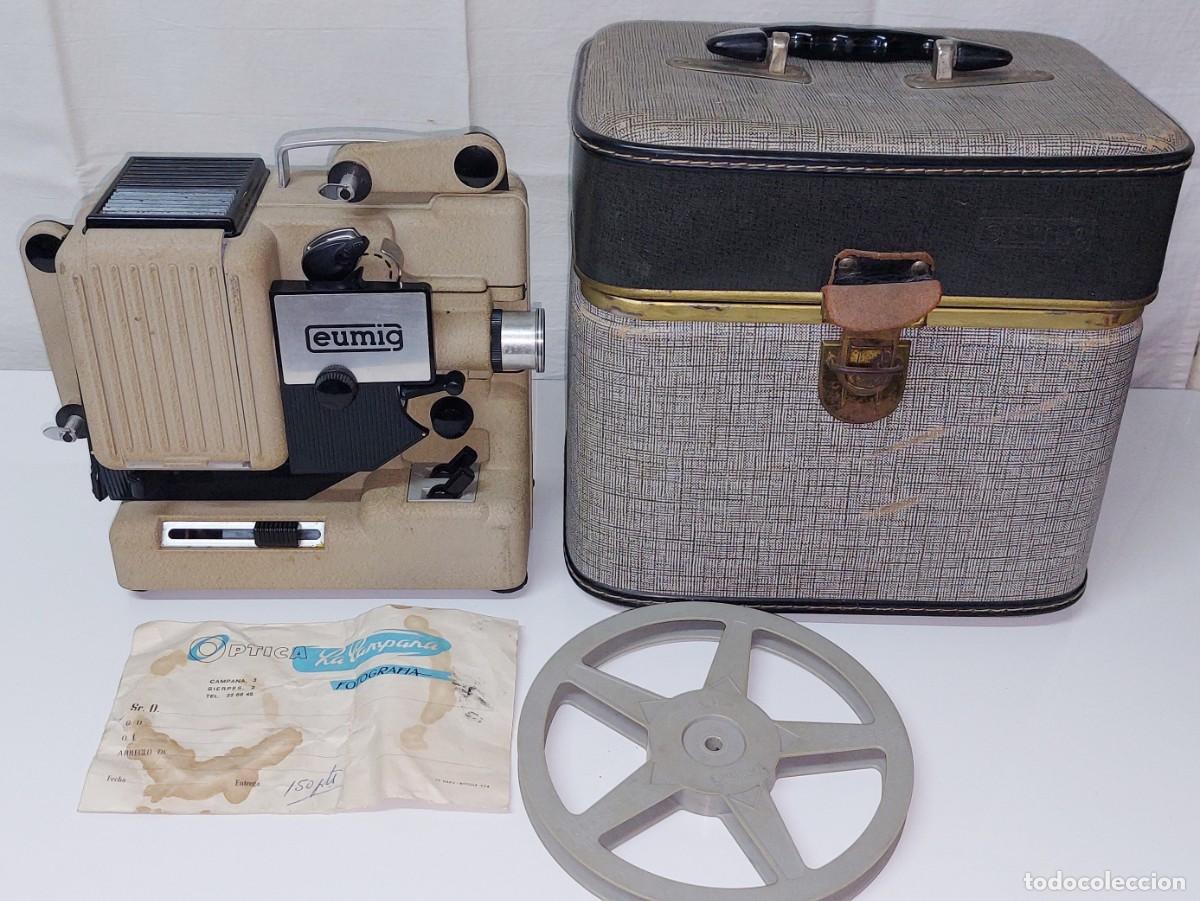 Antig&uuml;edades: Proyector de super 8 Eumig Wien P8 automatic con caja - Foto 14