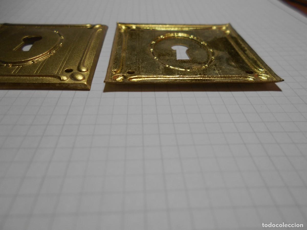 Antig&uuml;edades: BOCALLAVES MODERNISTA DORADO ORGINAL - Foto 3