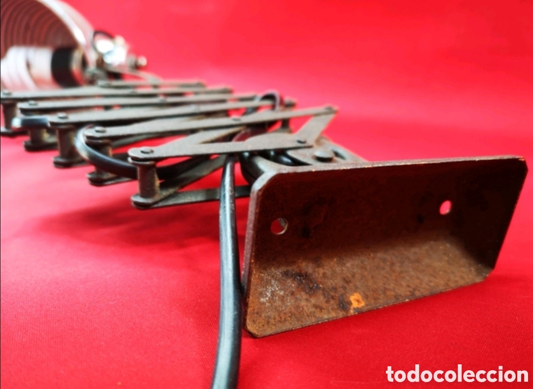 Antig&uuml;edades: Antiguo flexo de fuelle - Foto 6